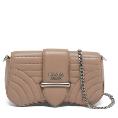 Sidonie Quilted Leather Chain Crossbody Bag