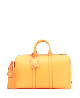 Medium Convertible Duffle Bag GG Rubber Effect Leather
