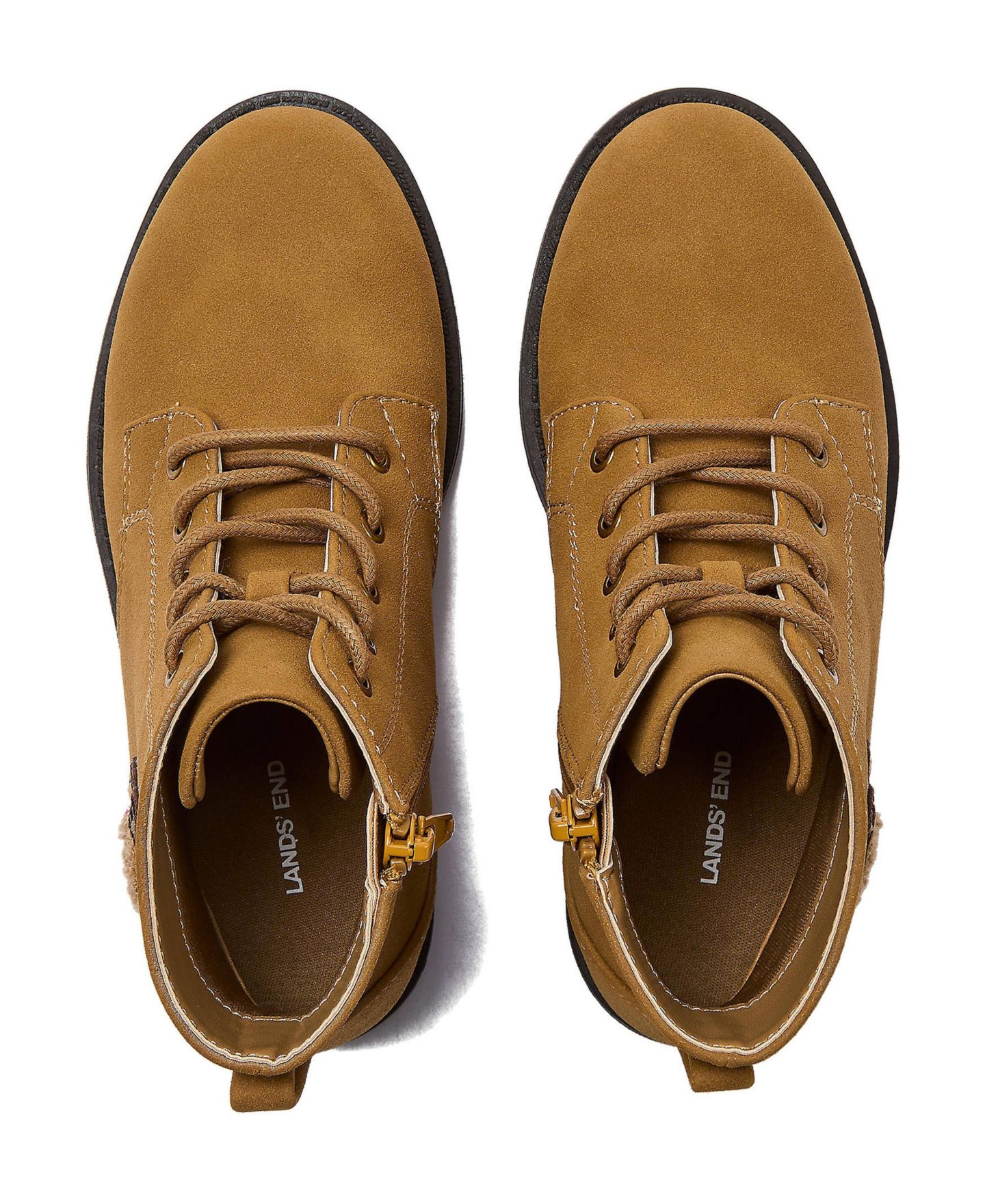 Ботинки Lands' End Bear Hug Boots для девочек, цвет: Рыжевато-коричневый — фото 3