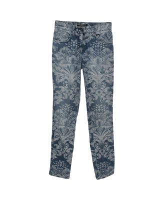 Women's Jacquard Denim Jeans
