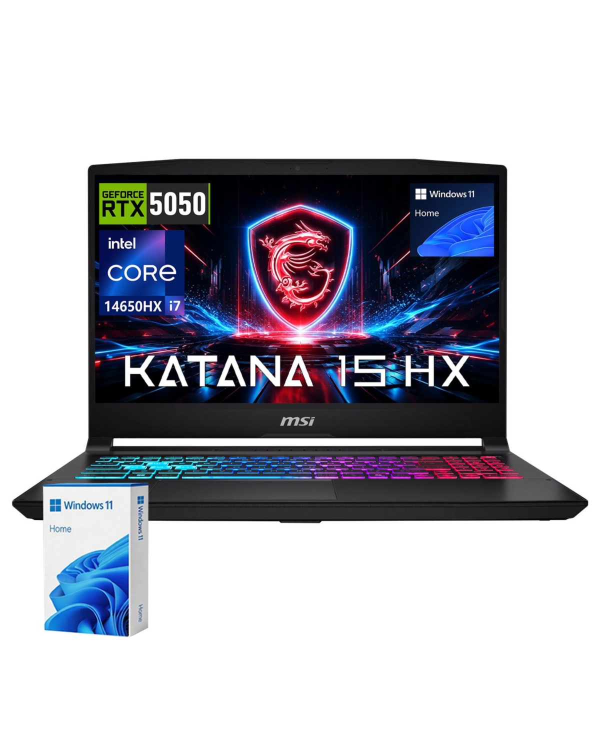 Msi Katana 15 Gaming 144Hz 32GB DDR5 15.6" Laptop
