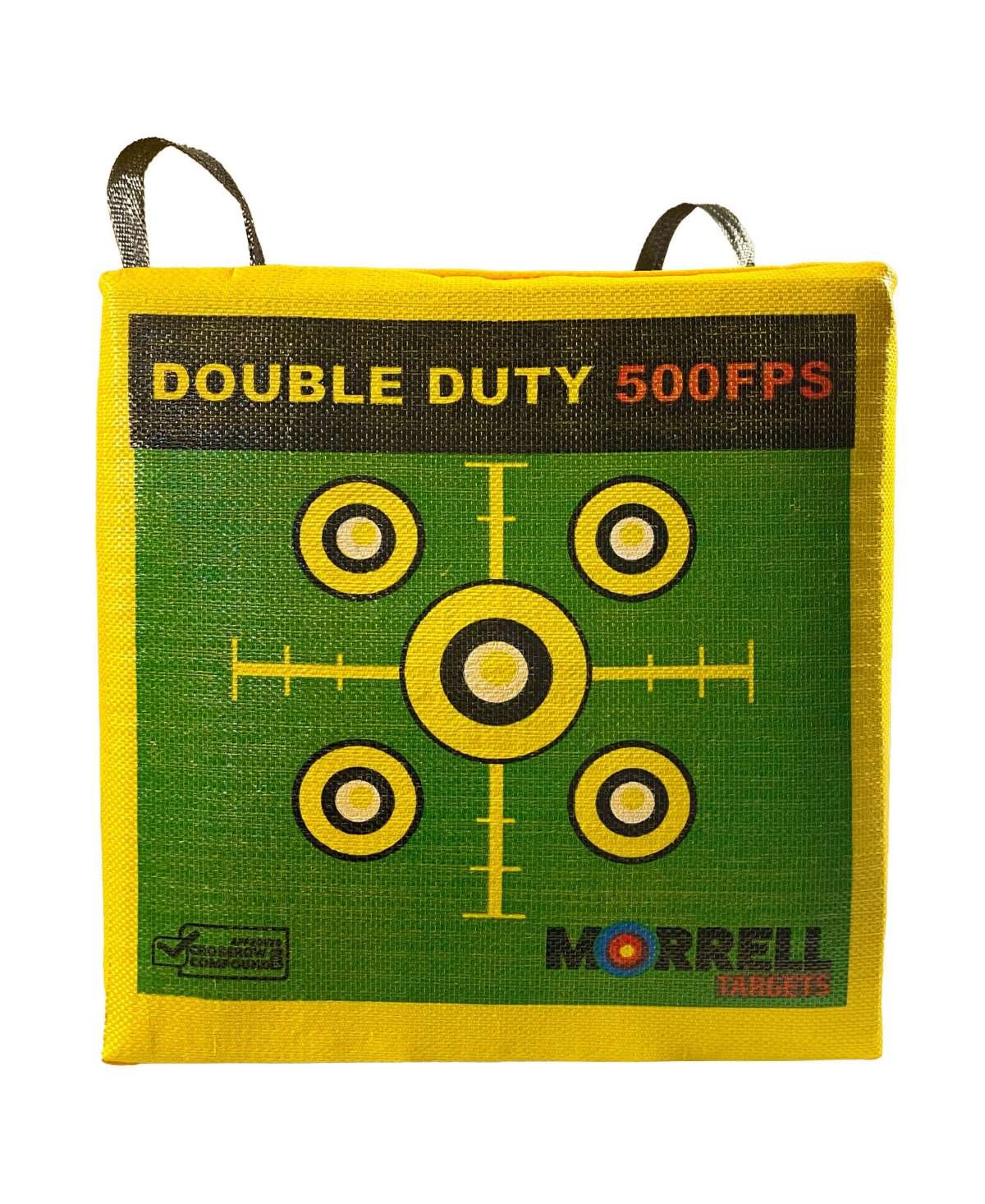 Morrell Targets 4-Sided Archery Target, Field Point Shooting Bag, Double Duty