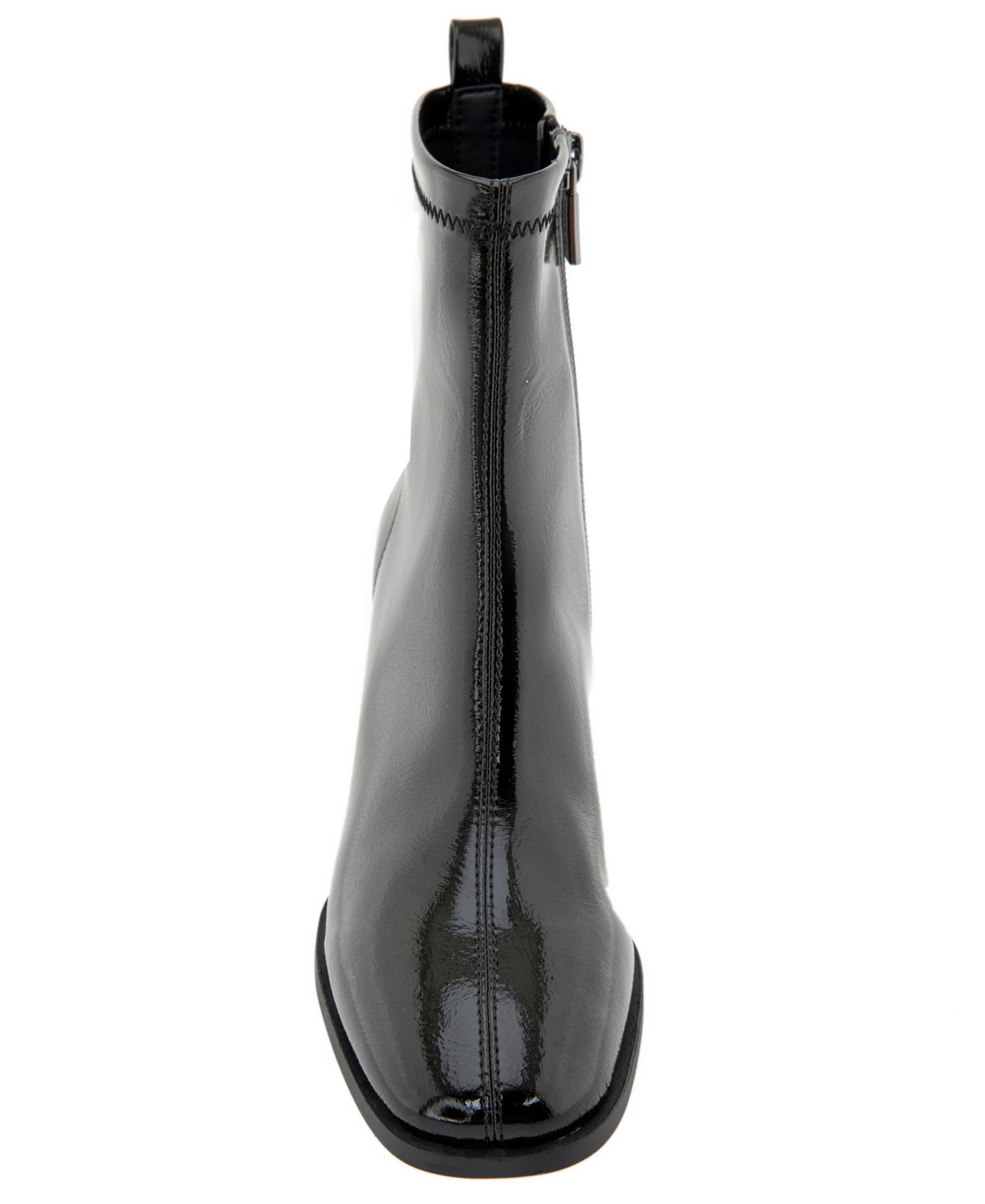 Женские ботинки Kenneth Cole Reaction Rida 2.0 Block Heel Dress Booties, цвет: Чёрный лаковый — фото 7