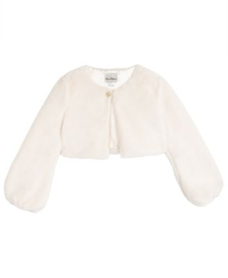 Girls' 7-16 Rhinestone Long-Sleeve Bolero