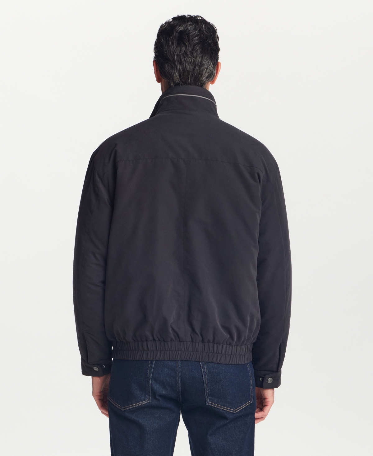 Weatherproof Men's Microfiber Fleece-Lined Bib Front Bomber Jacket