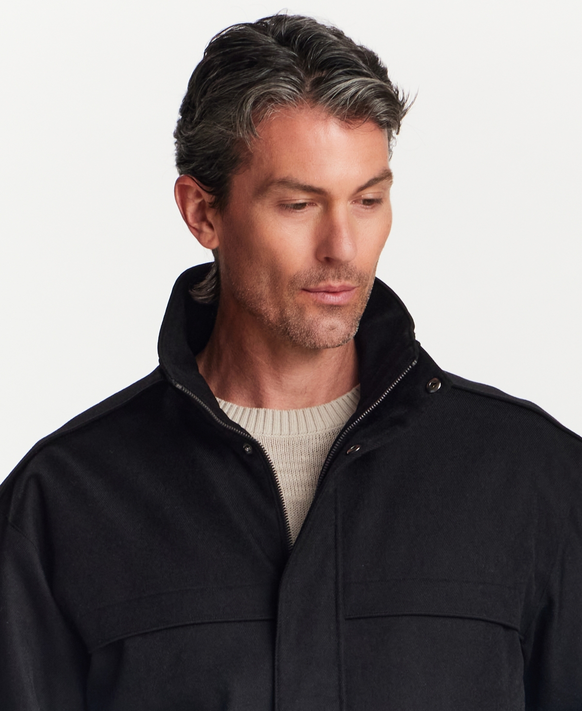 Weatherproof Men's Tech Twill Lined Bomber Jacket