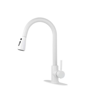 Kitchen Faucet with Pull Out Sprayer Single Handle Stainless Steel