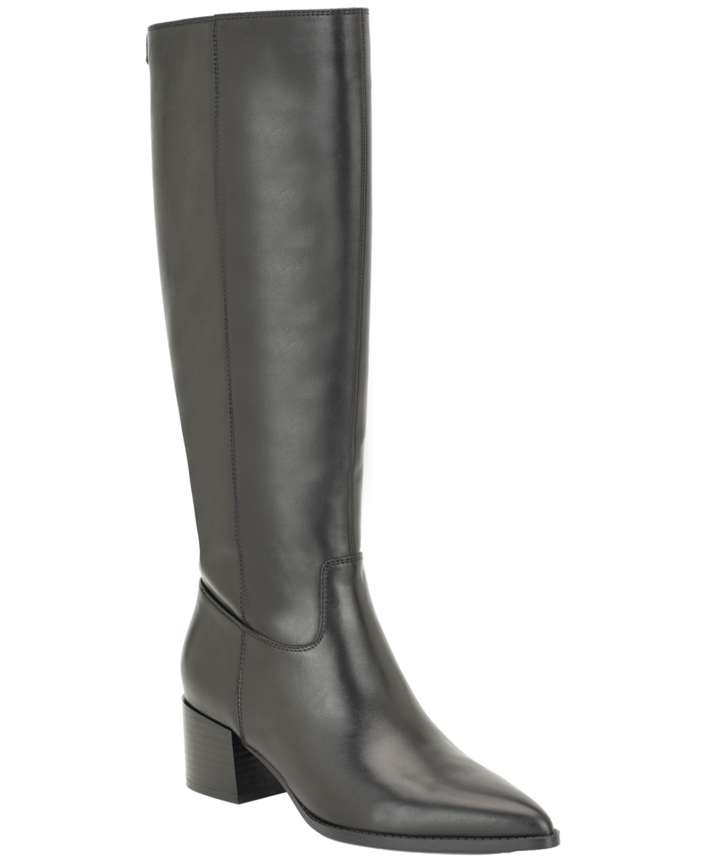 Женские ботинки Tommy Hilfiger Juletta Block Heel Tall, цвет: Чёрный — фото 1