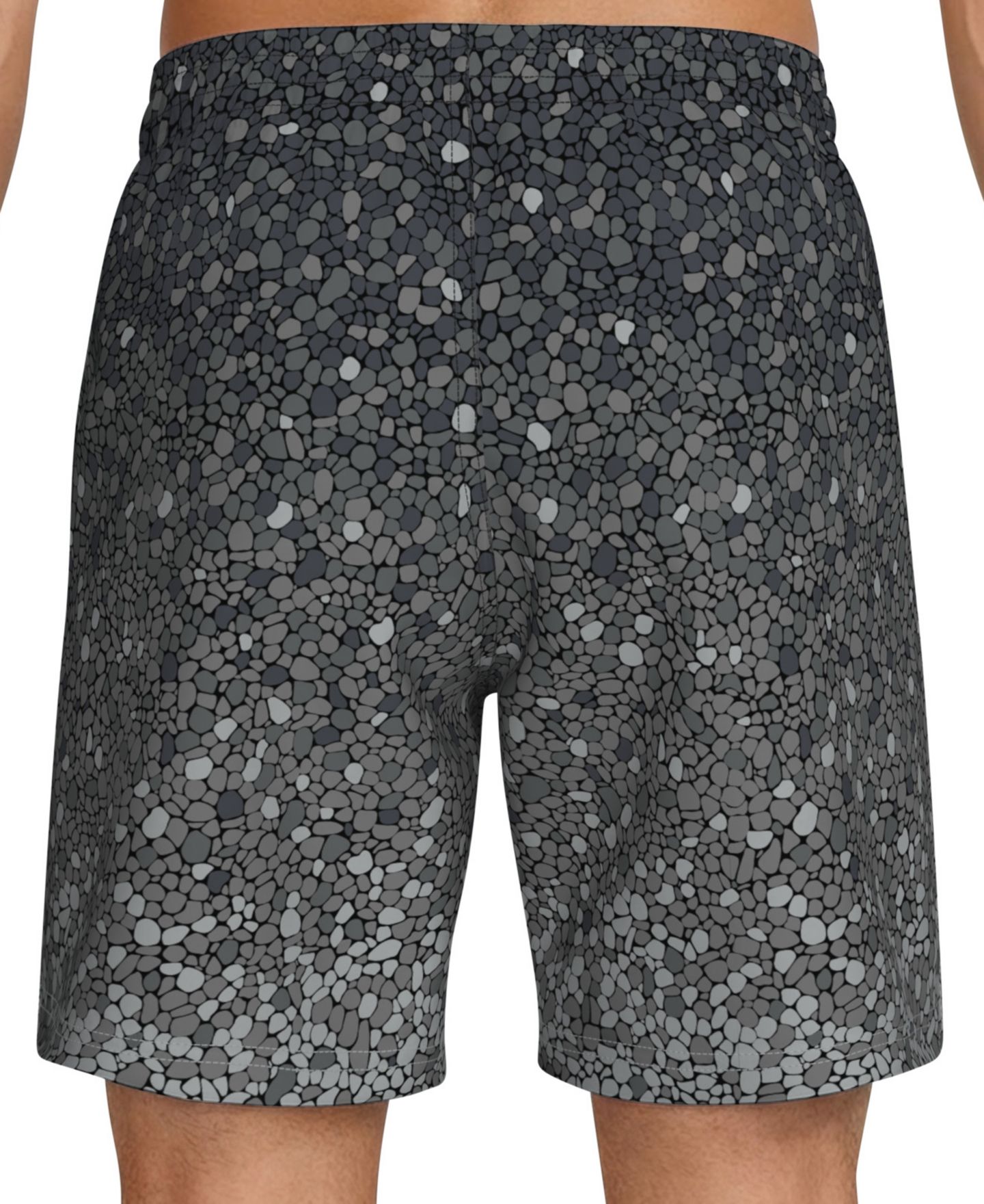 Пляжные шорты Inseam для мужчин, брифы — Nike, цвет: Чёрный — фото 7