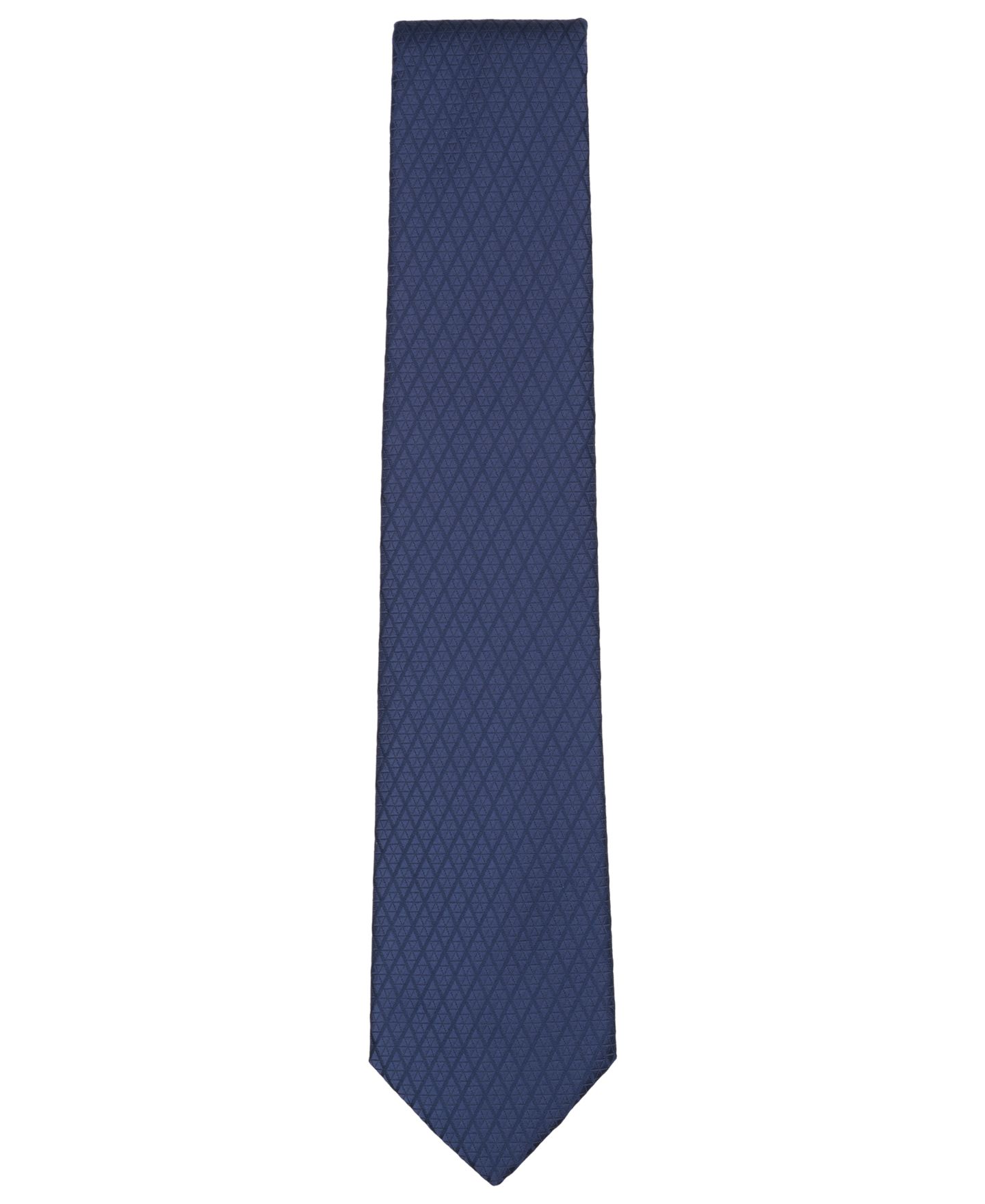Мужской галстук Perry Ellis Portfolio Vantura Geo Geometric Tie, цвет: Тёмно-синий — фото 2