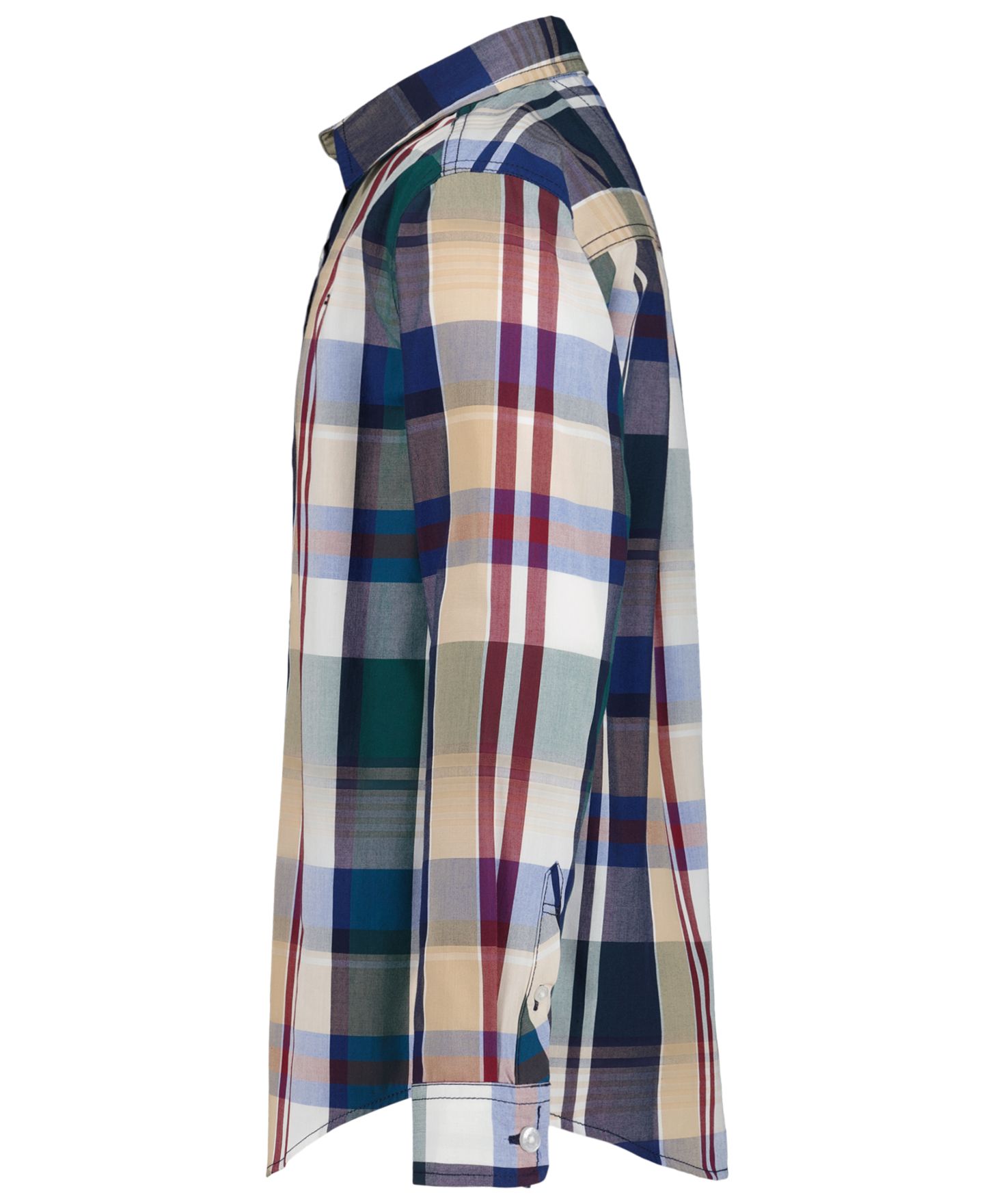 Рубашка Tommy Hilfiger Plaid Long-Sleeve Shirt для мальчиков, цвет: June Bug — фото 5