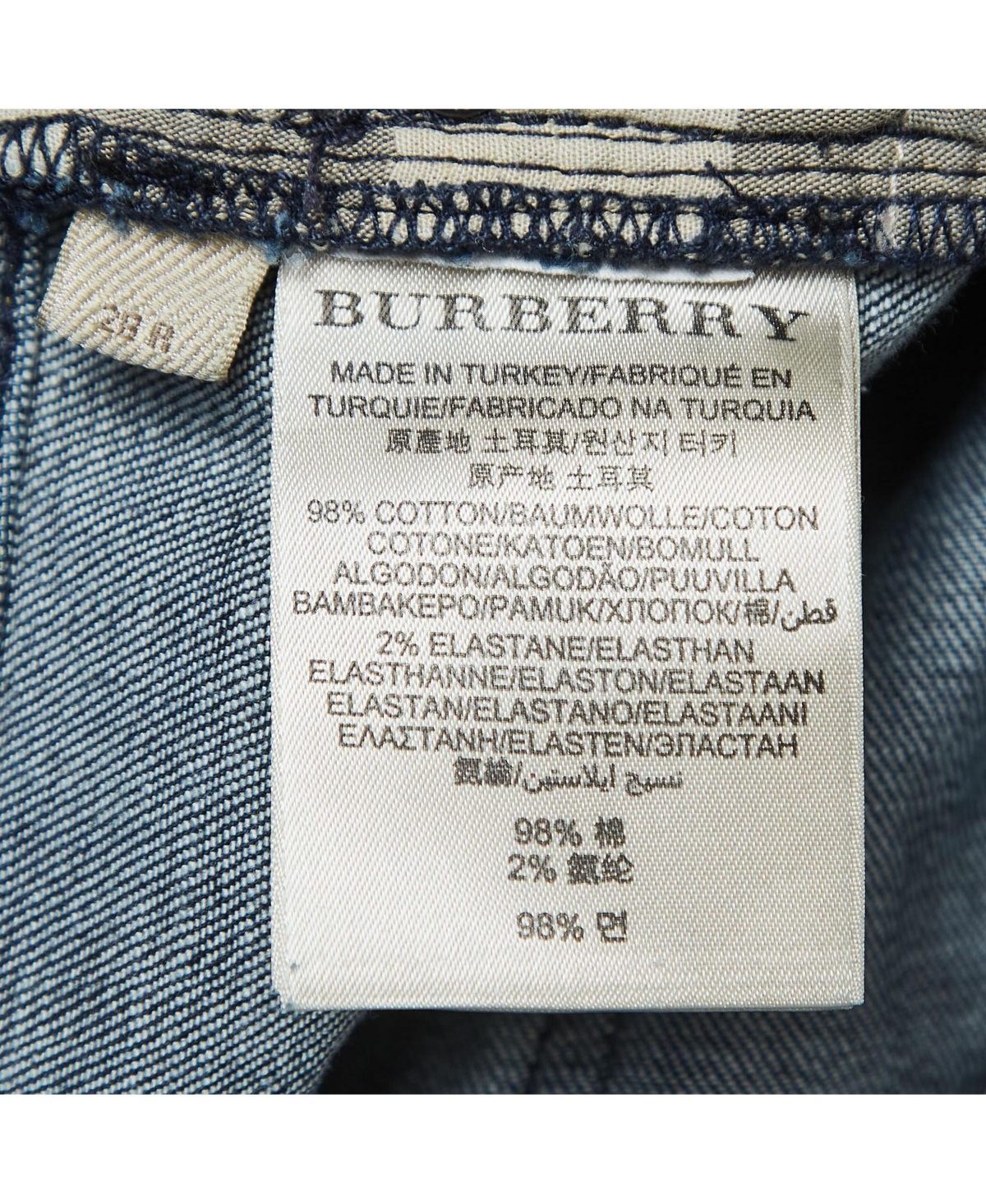 Pre-Owned Burberry Women's Denim Stretch Jeans