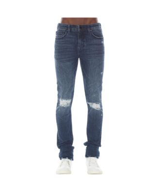 Men's Strat Super Skinny Fit Ripped Jeans