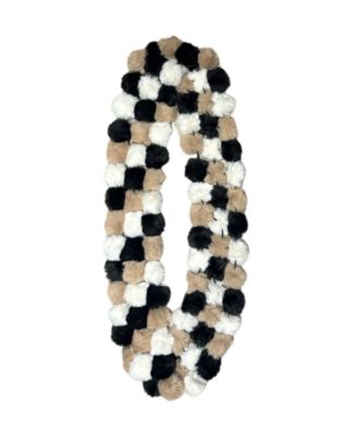 Infinity Pom Loop Scarf