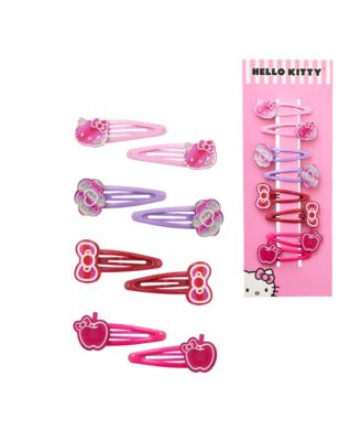 Hair Clips 8-Piece Set Official License, Snap Back Clips for Hair, Sanrio Gift