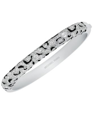 Pave Leopard Bangle Bracelet