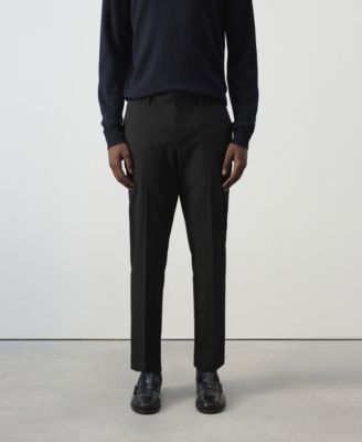 Men's Bologna Cropped Slim-Fit Stretch Pants