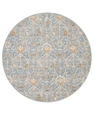 Garza VIO-128 6'6" x 6'6" Round Area Rug