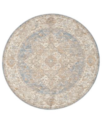 Garza VIO-124 6'6" x 6'6" Round Area Rug