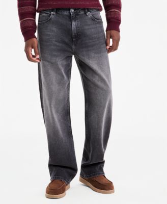 Men's Baggy Wide-Leg Jeans