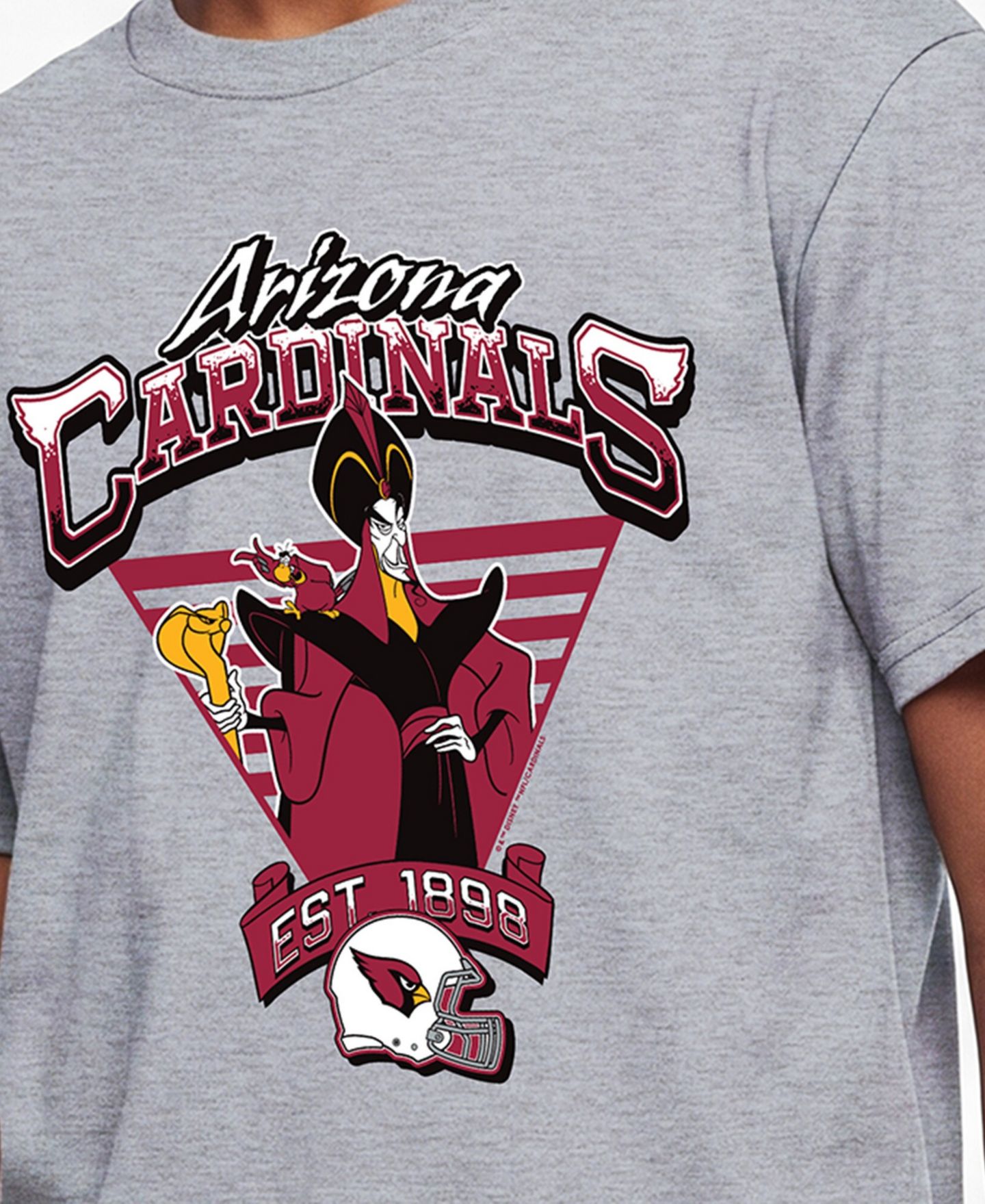 Детская футболка Champion Heather Gray Arizona Cardinals Disney X Champion — фото 2