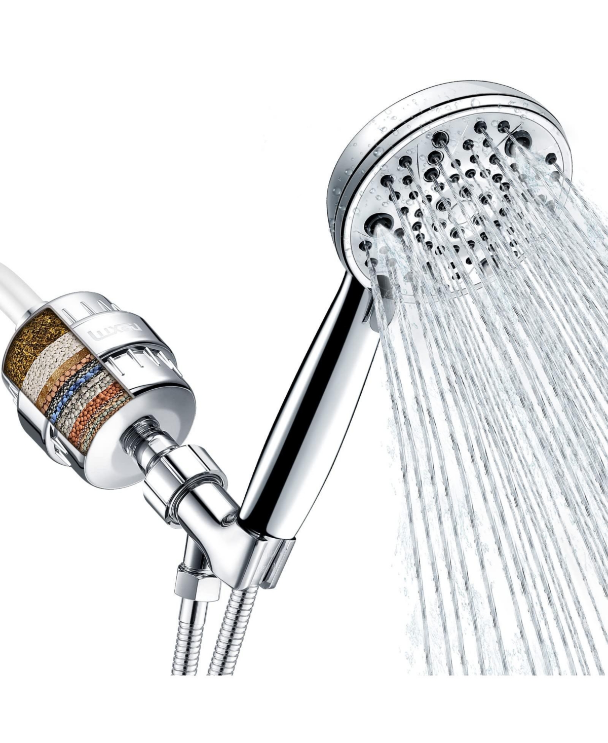 Cyqbd Filtered Handheld Shower Head with Replaceable Cartridge
