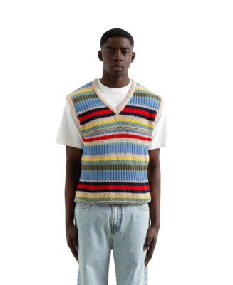 Edmmond Studios Men's Knit V-Neck Vest - Macy's
