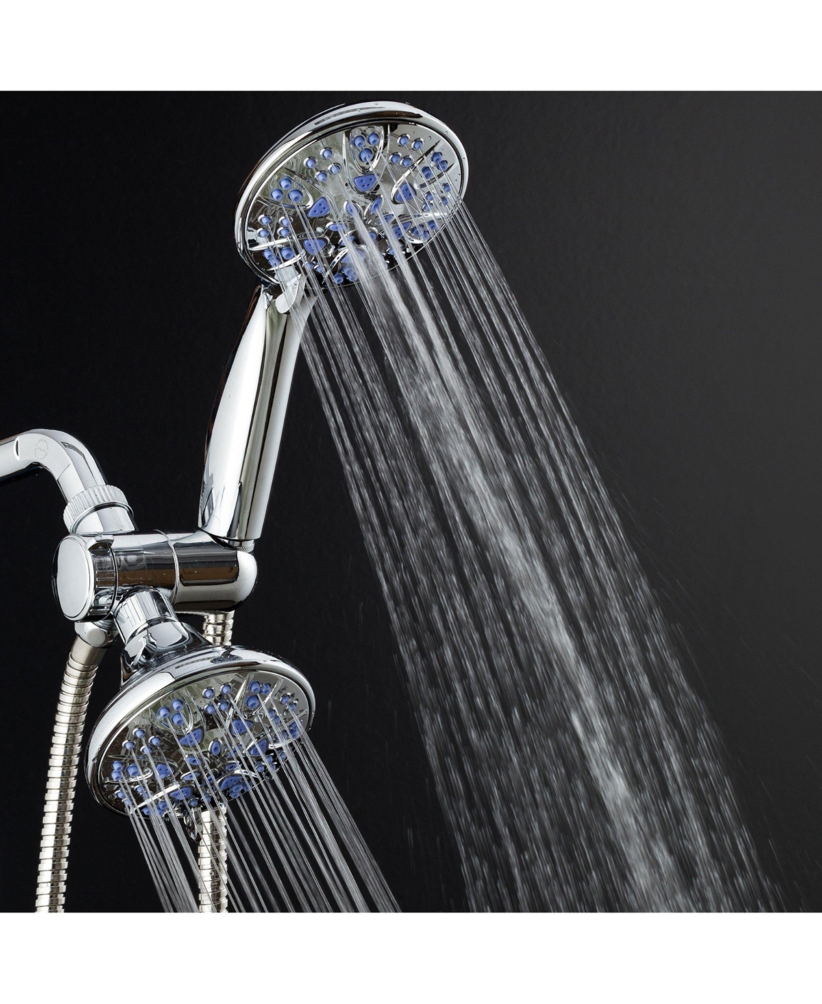 Cyqbd 4" Showerbo 30-Setting Chrome Jets 2.5 Gpm