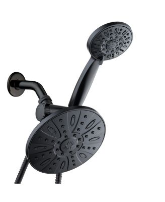 7" 3-Way Rainfall Showerhead with 6-Setting Hand Held 2.5 Gallons