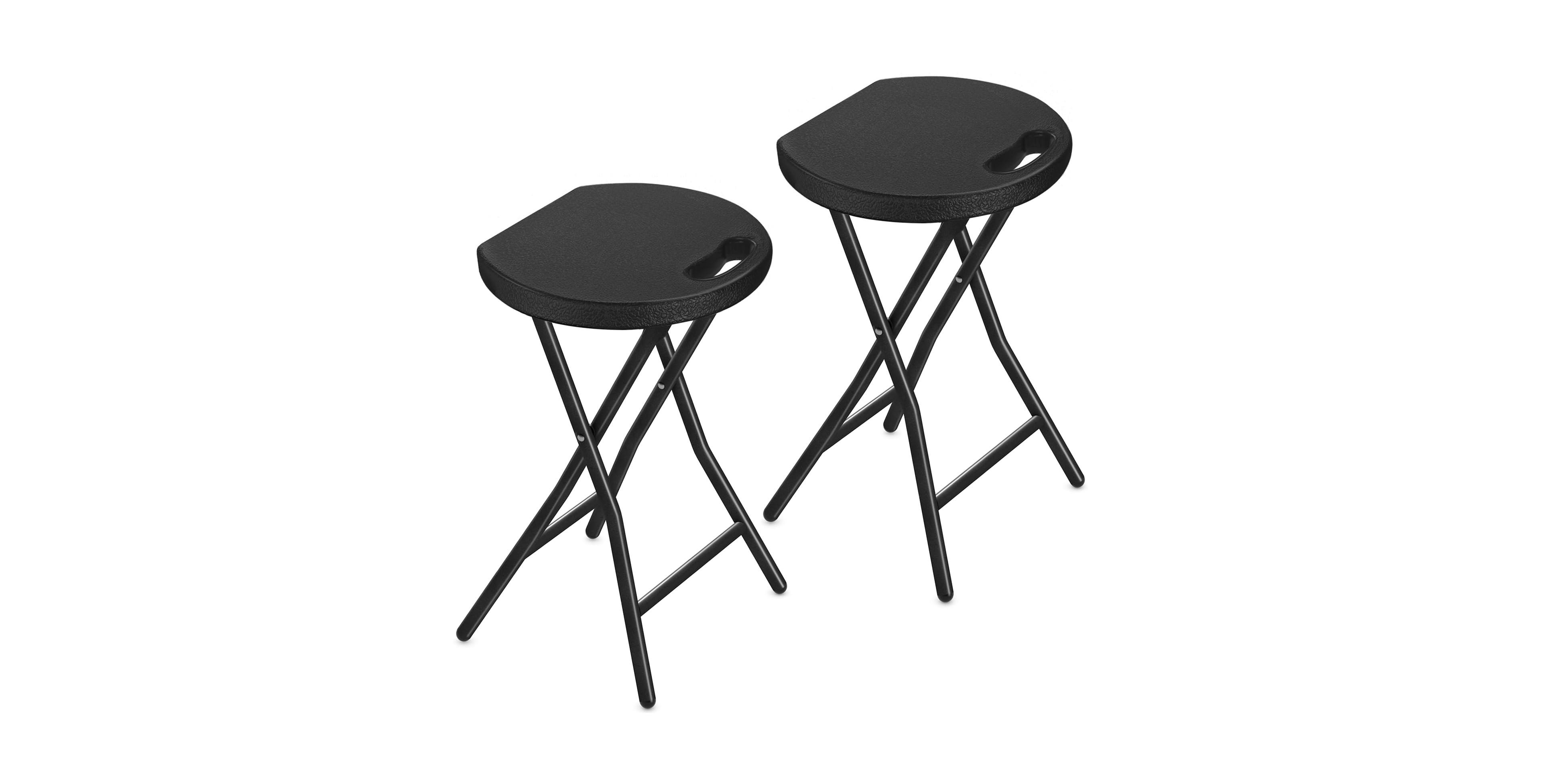 Aofar Portable Folding Stool with Handle for Adults Indoor Outdoor Use