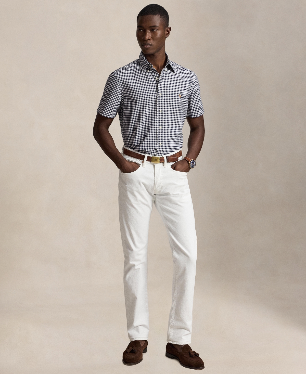 Polo Ralph Lauren Men's Classic-Fit Short-Sleeve Oxford Shirt