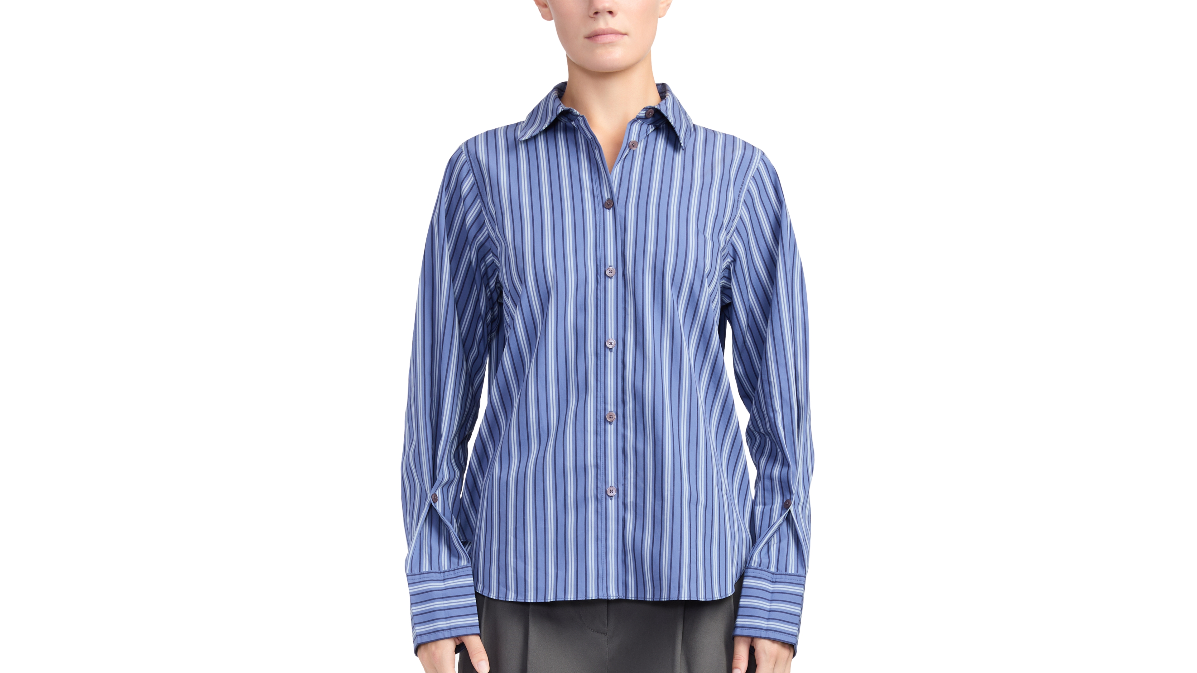 Derek Lam 10 Crosby Men's Wesley Striped Relaxed-Fit Button-Down Shirt