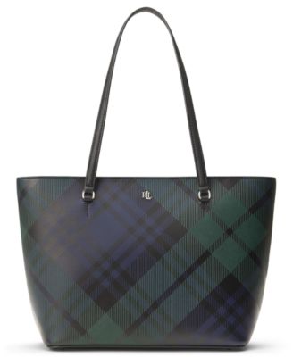 Crosshatch Leather Medium Karly Shopper Tote Handbag