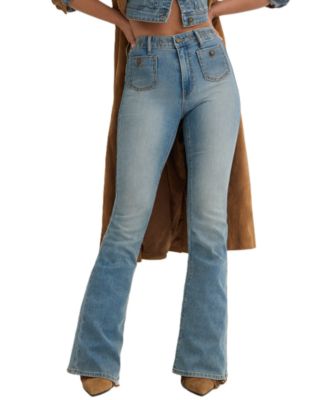 Women's Belle High-Rise Flare Stretch Jeans