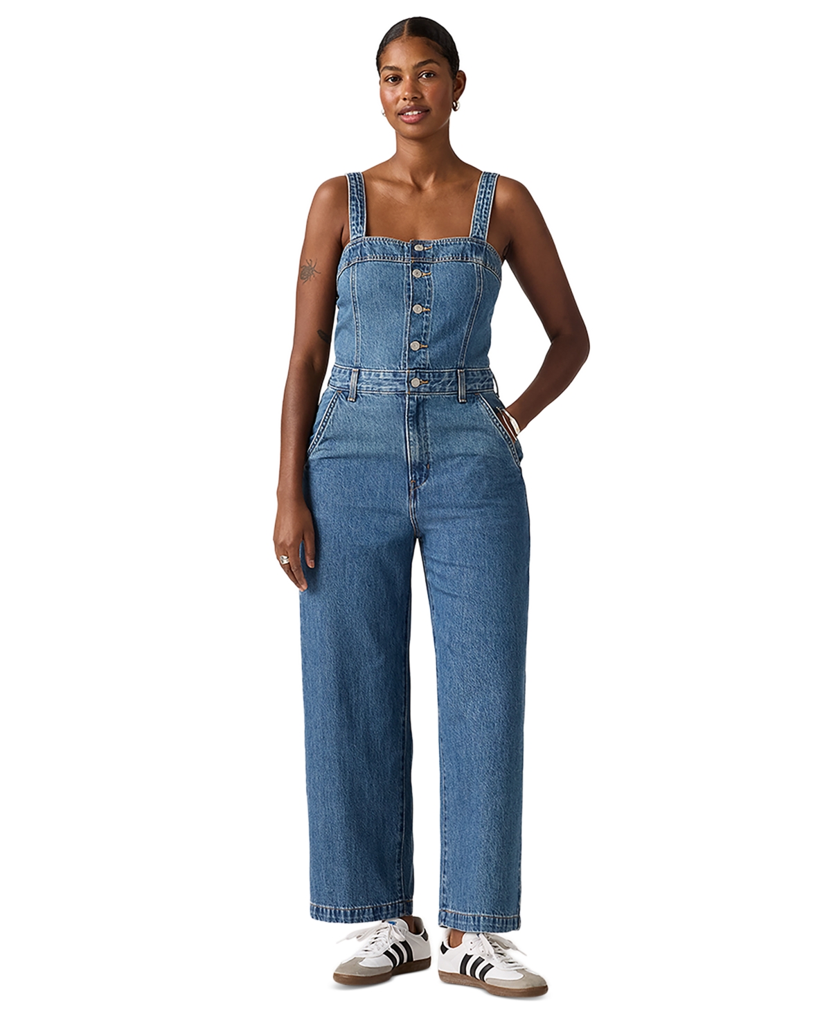 Levi's Women's Square Neck Jumpsuit
