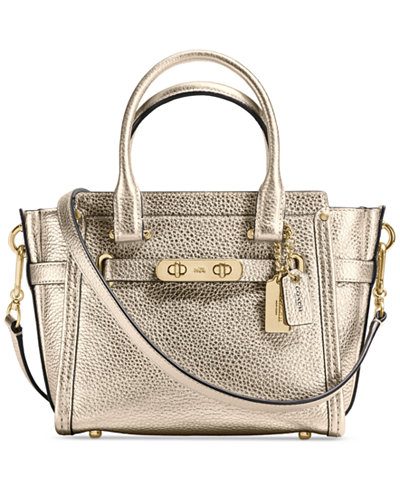 COACH Swagger 21 Carryall in Pebble Leather
