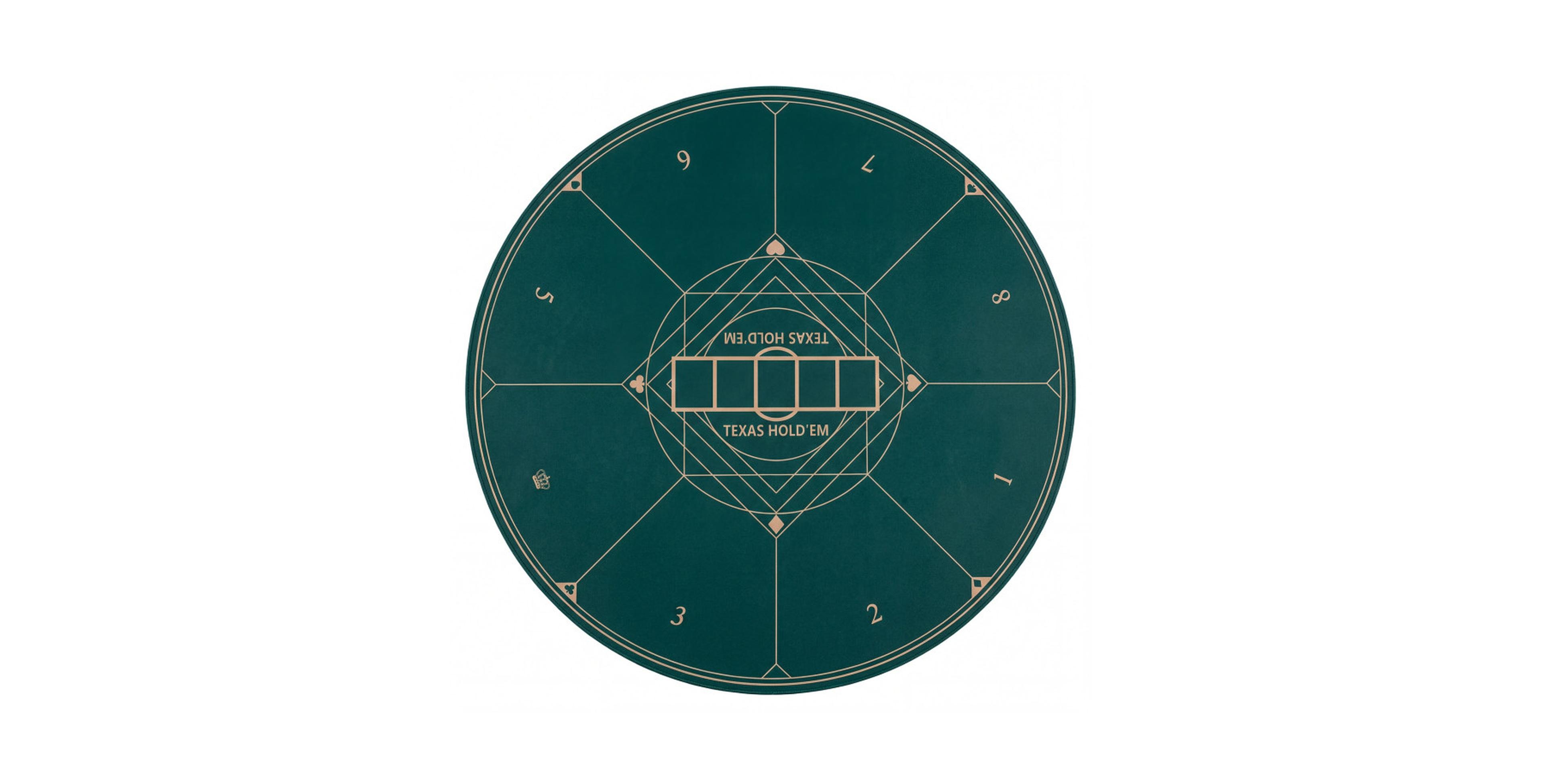 Sugift Foldable Non-Slip 55 Inch Round Poker Table Mat with Carrying Bag, Ages 14+