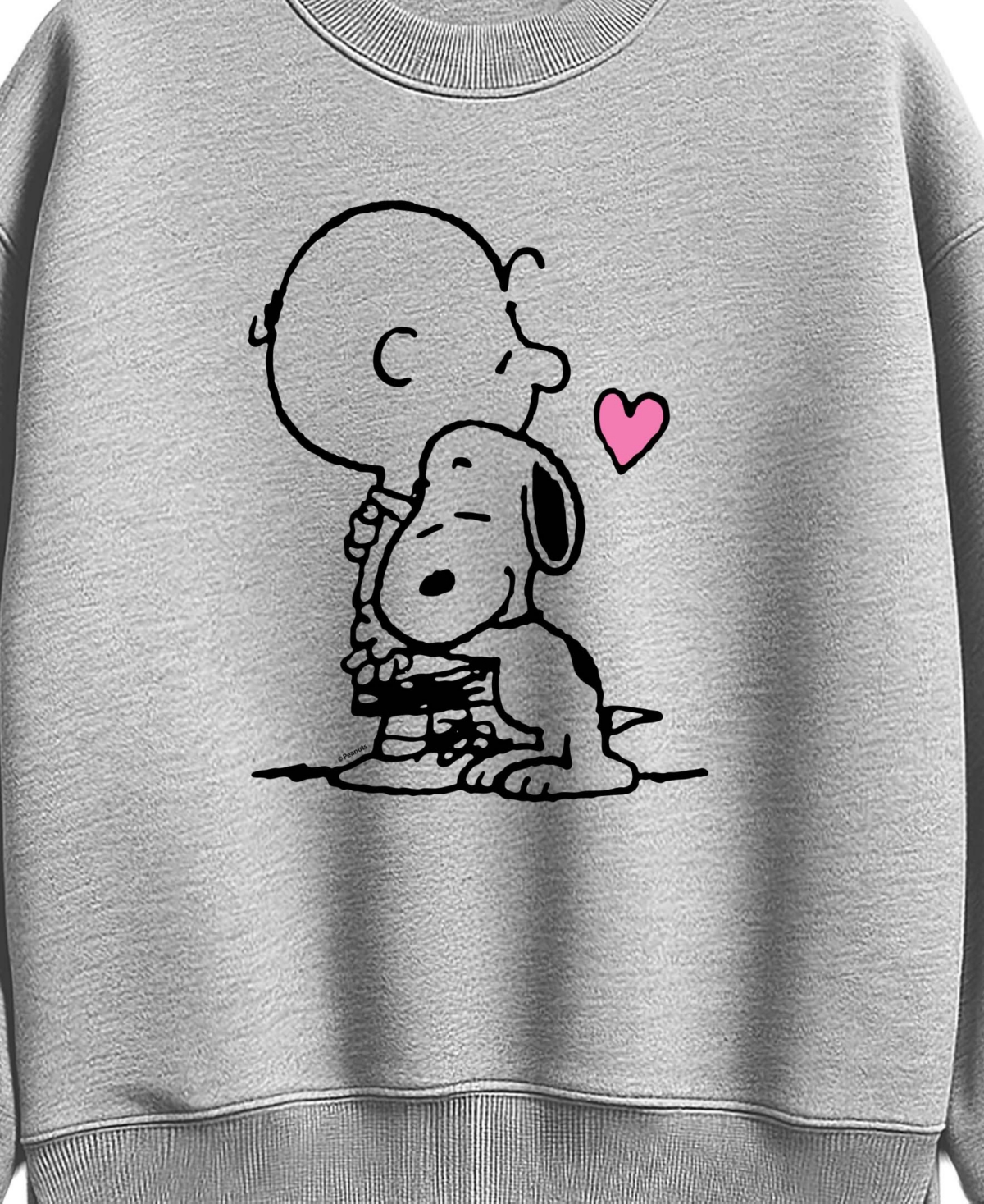 Hybrid Apparel Plus Graphic Fleece Long-Sleeve Crewneck Sweatshirt