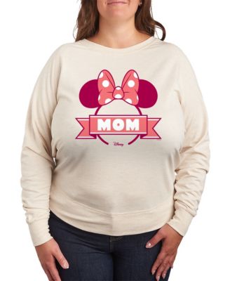 Plus Size Be Mine Xoxo Minnie Mouse Long Sleeve Graphic T-Shirt