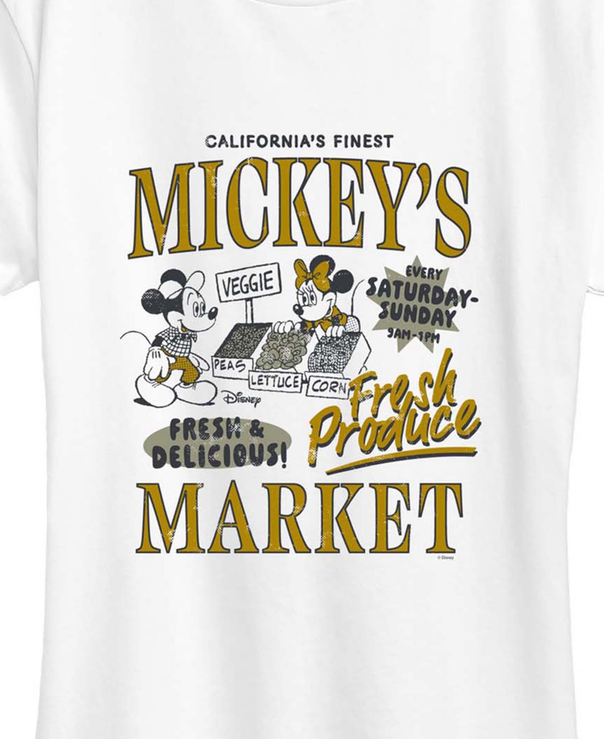 Hybrid Apparel Plus Disney Graphic Short-Sleeve T-Shirt