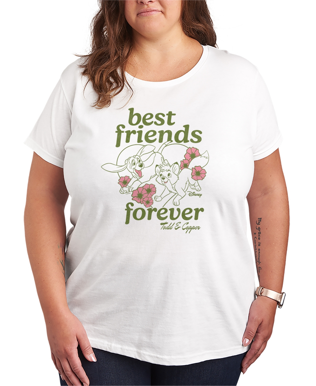 Hybrid Apparel Plus Short-Sleeve Graphic Disney T-Shirt