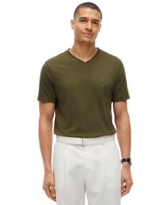 Men's Essential Cotton V-Neck Regular-Fit T-Shirt