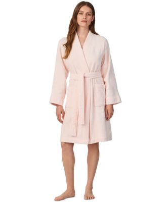 ralph lauren dressing gown ladies Lauren Greenwich Woven Terry Bath Robe ssColor:Walnut