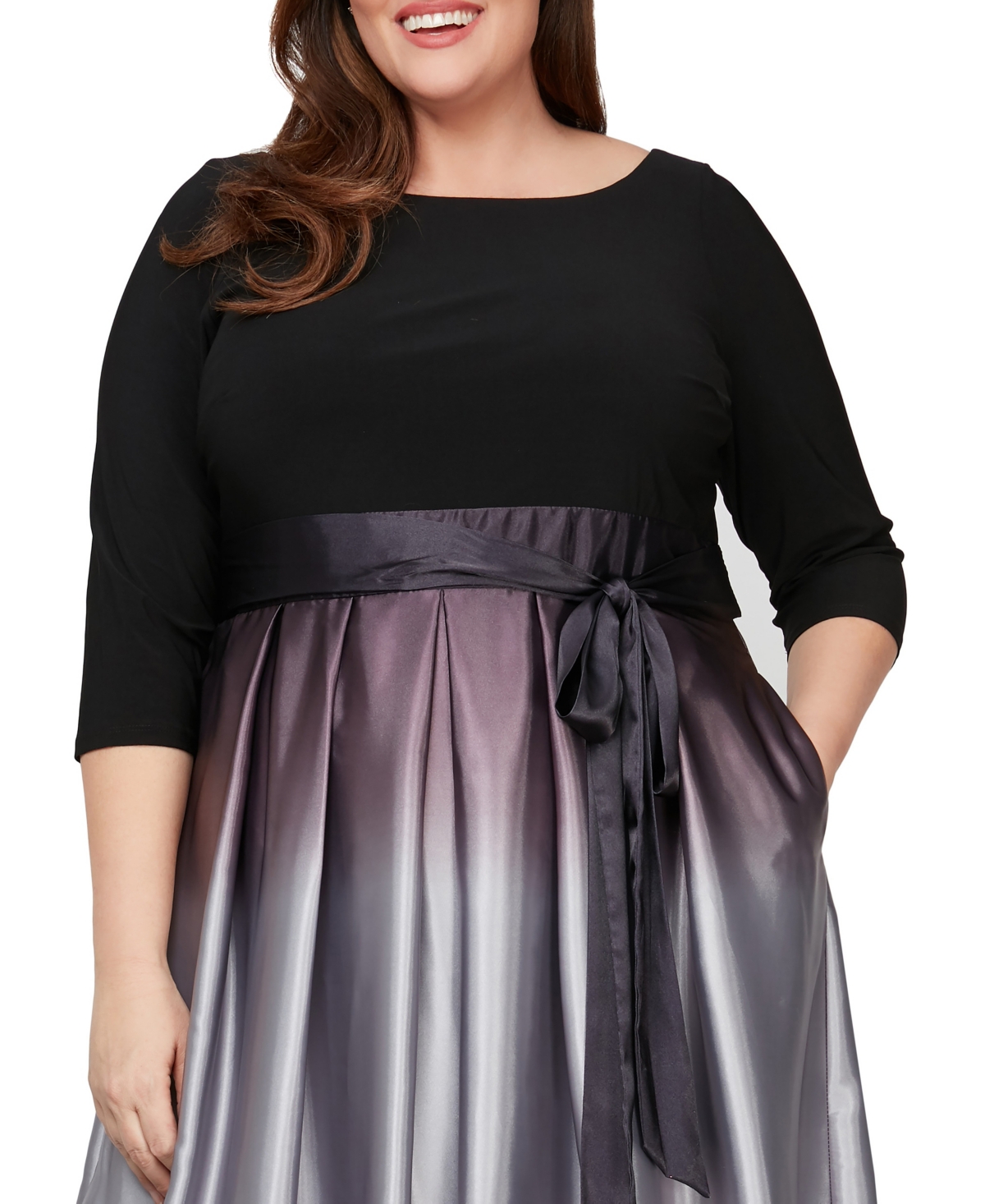 Sl Fashions Plus Ombre Ballgown
