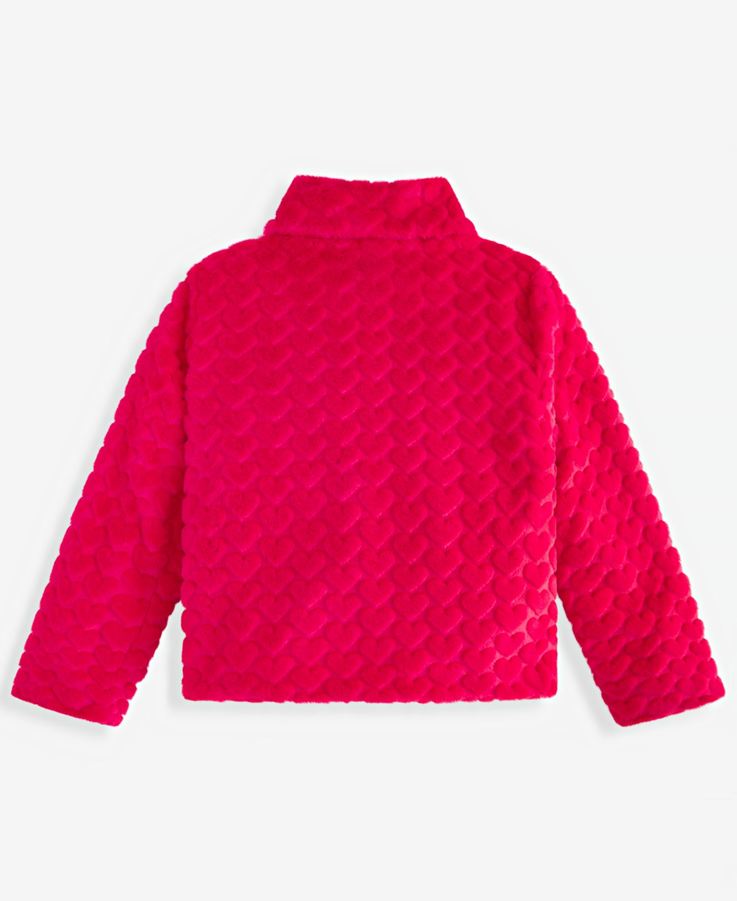 Куртка Epic Threads Heart Faux-Fur Jacket для девочек-малышей, цвет: Вишнёвый — фото 2