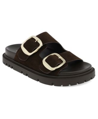 Women's Gen Double Buckle Flat Sandals