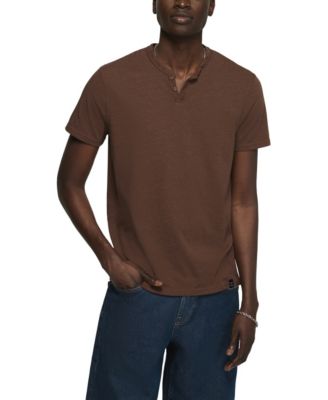 Men's Venice Burnout Notch Short-Sleeve T-Shirt