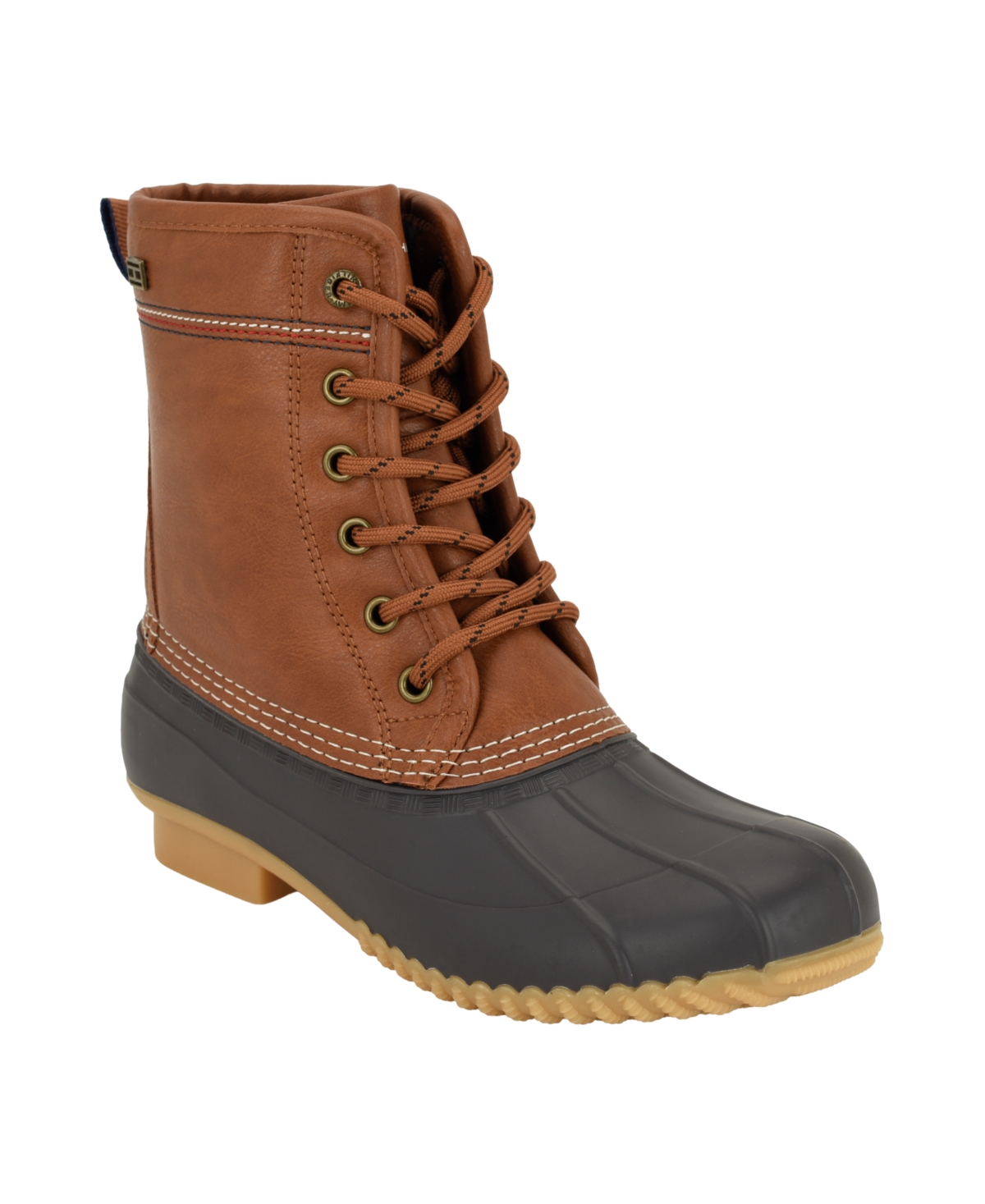 Tommy Hilfiger Women's Rylienn Lace-Up Weather Booties - Medium Natural