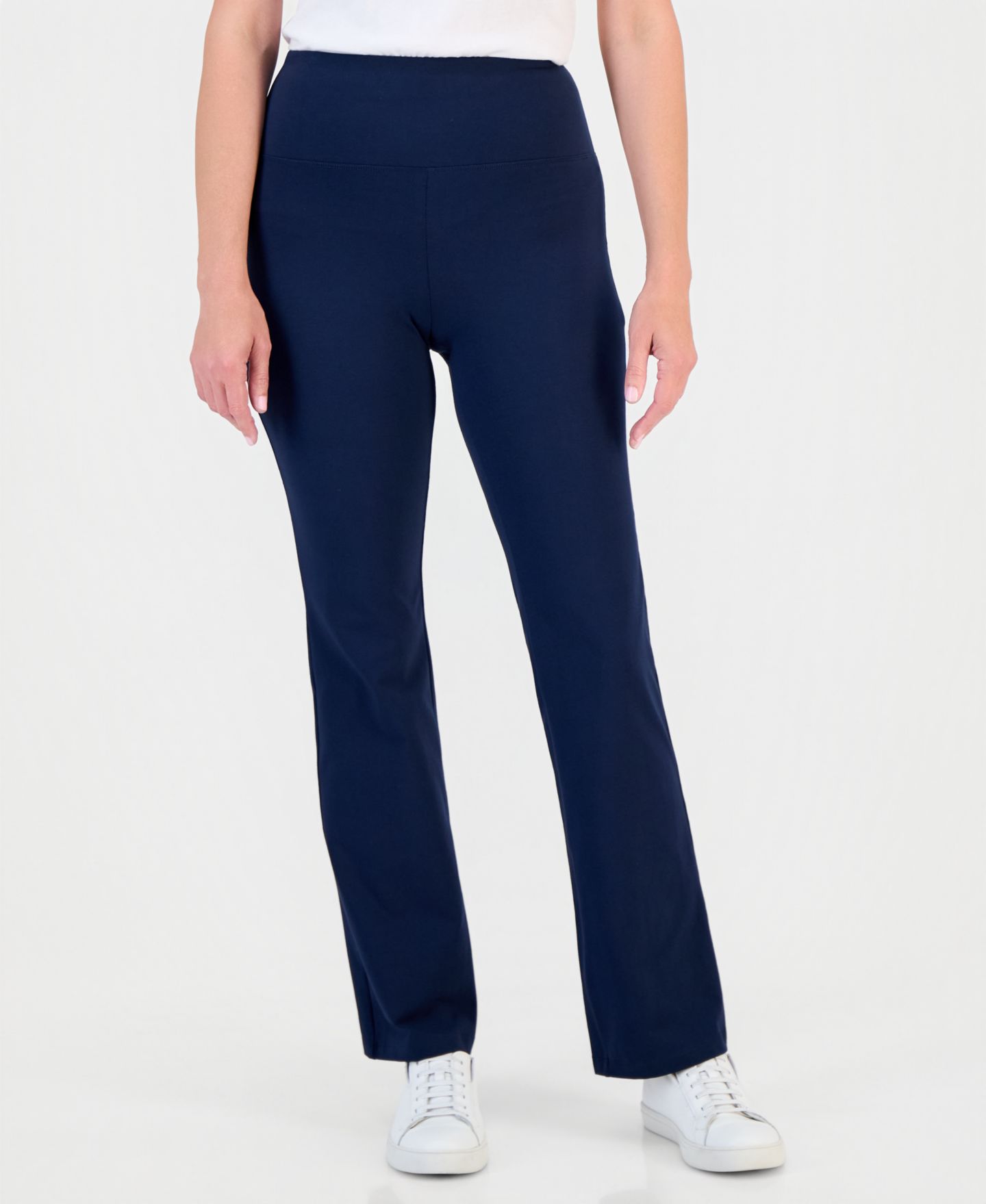 Женские леггинсы Style & Co High-Rise Bootcut, цвет: Угольный меланжевый — фото 6
