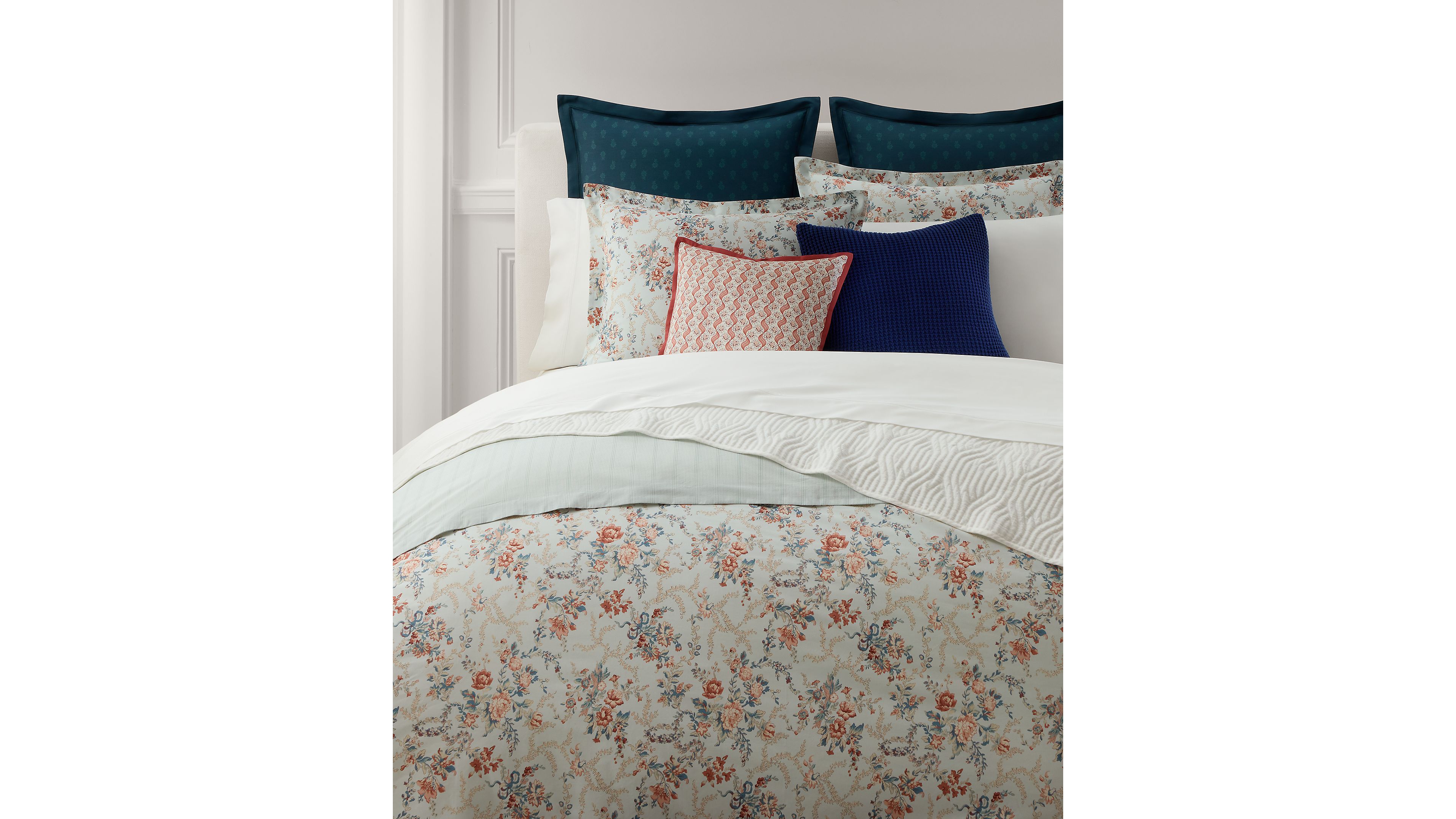 Lauren Ralph Lauren Hayley Cotton 3-Piece Duvet Cover Set, Full/Queen